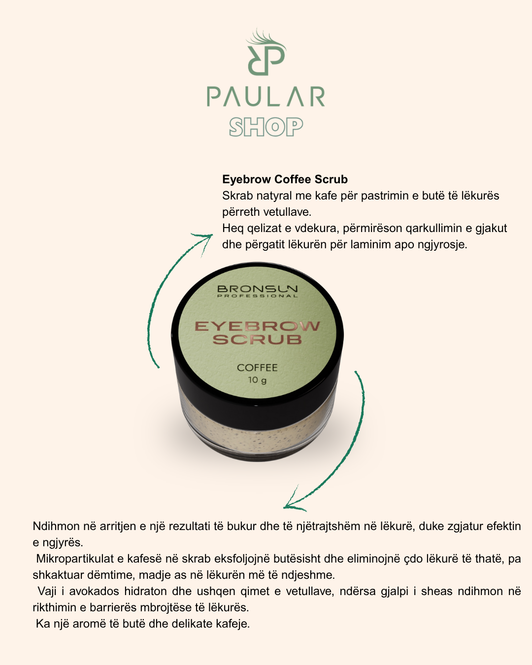 Eyebrow scrub Bronsun